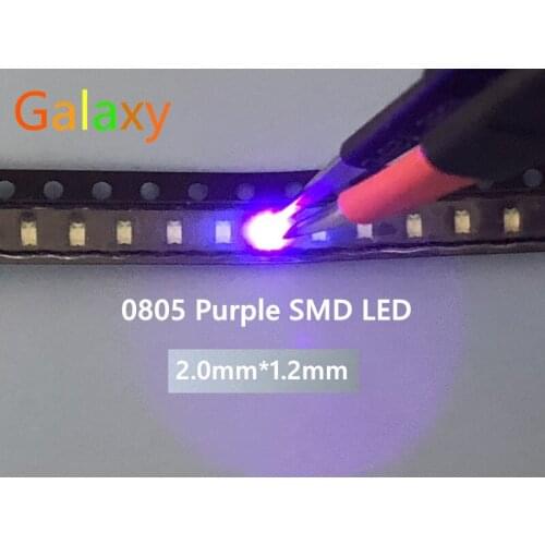1000PCS/LOT SMD SMT UV/Purple 0805 Super bright LED lamp light 2.0*1.2*0.8mm 390-410nm smd 0805 led 0805 uv 0805 purple