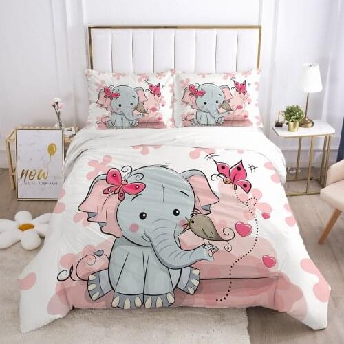3D Bedding Set Duvet Cover Sets Quilt Covers Pillowcase(s) Blanket Case Bed Linens Cartoon Queen Full Size Home Textile