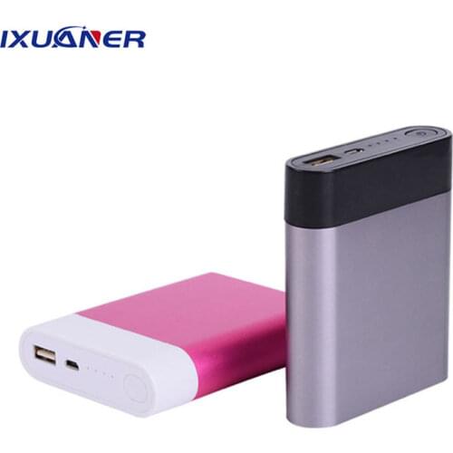 4x18650 PowerBank Case Battery Box Welding-free Charger Box Diy Aluminum Alloy Charging Treasure Shell for IPhone Smartphone