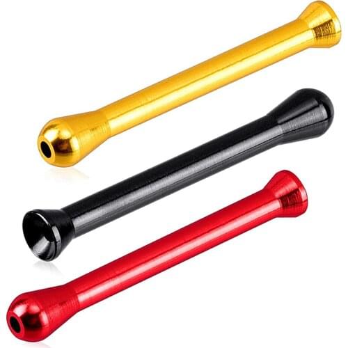 50Pcs Aluminum Alloy Sniffer Snuff Straw 5kind Color Snorter Smoking Pipe Snuffer Nazal Cigarette Accessories Tobacco Smoke