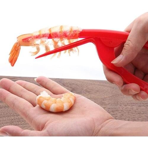 Shrimp Peeler Creative Artifact Lobster Pipi Shrimp Peeling Shrimp Plastic Clamp Kitchen Gadgets SN789