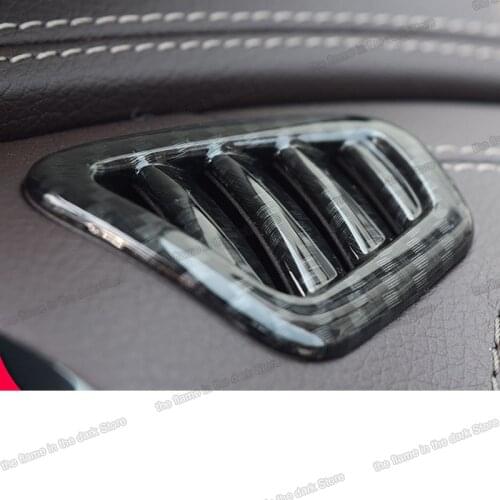 Carbon Fiber abs Car Dashboard Vent air Outlet Trims for Mercedes Benz E Class W213 E200 E300 2016 2017 2018 2019 2020 Accessory