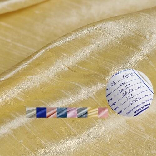 White waxberry Made in India Silk Dupioni Fabrics 100%Silk Garment Materials Court Dress Costume Sewing Cloth Freeshipping