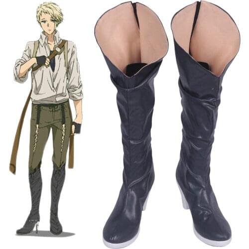 Violet Evergarden Benedict Blue Cosplay Boots Shoes Custom Made