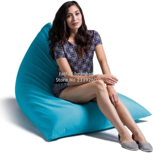 Cover only No Filler - Pivot bean bag chair, with back support sexy outdoor and indoor bean bag sofa