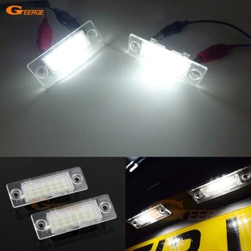 For Volkswagen VW Caddy III 2004-2010 Excellent Ultra bright Smd Led License plate lamp light lamp No OBC error car Accessories