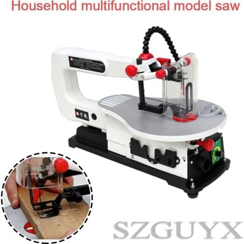 220V/145W Household multifunctional wire saw Bench woodworking jigsaw Wood metal cutting fretsaw