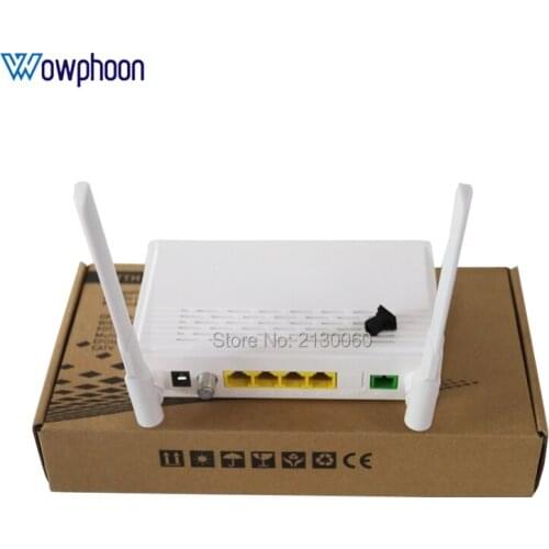 EPON ONU 1GE + 3FE + CATV + WIFI English Firmware FTTH Modes Termina English Version 100% Original New
