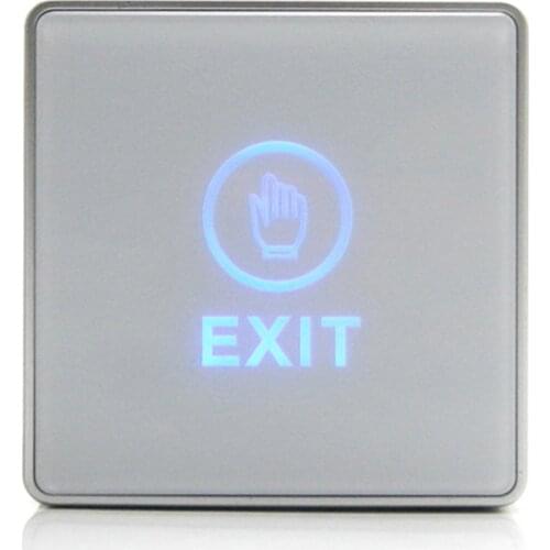Access Control Infrared Sensor Switch DC12Vself-resetting Exit Button Non-contact Door Opening Switch