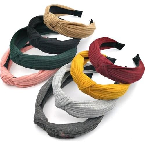 Hair Bands Womens Hair Bands Lycra Hair Bands Bow Knot Hair Bands CrossHair Bands Multiple colors Hair Bands