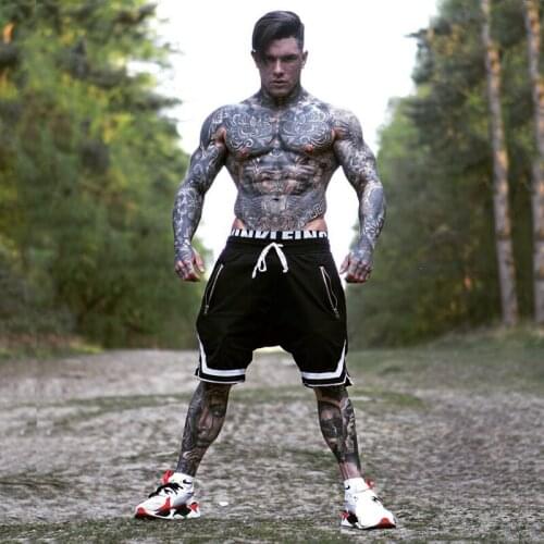 Summer Running Shorts Mens Fitness Cycling Sports Quick-Drying Mesh Breathable Casual Jogging Pants 4 Colors Available