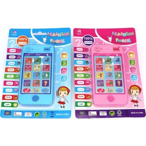 Russian language Baby phone the latest version of 4G childrens educational simulation music mobile Free shipping