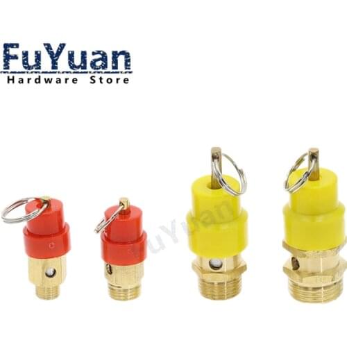 1/4'' 3/8" 1/2" Male thread 1KG - 12KG Air Compressor Safety Release Relief Valve Connector Air Gas Pressure Relief Regulator
