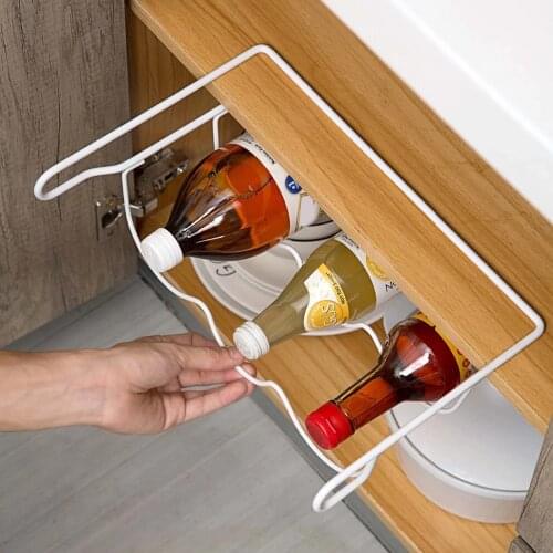 Fridge Organizer Kitchen Spacer Layer Convenience Storage Wine Rack Shelf Refrigerator Bottle Rack For Kitchen TT-best