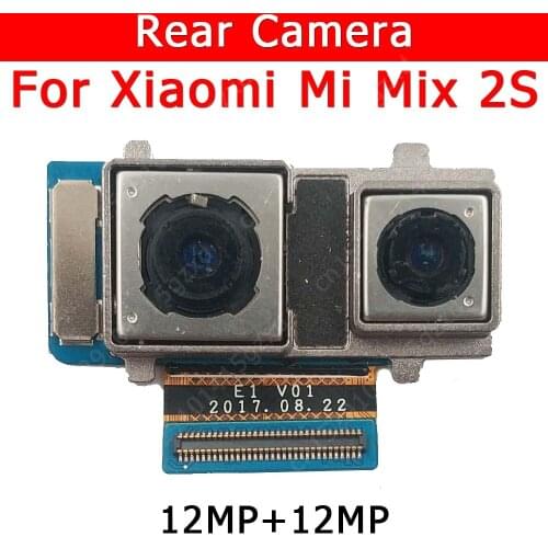 Original Rear View Back Camera For Xiaomi Mi Mix 2s Mix2s Main Camera Module Mobile Phone Accessories Replacement Spare Parts