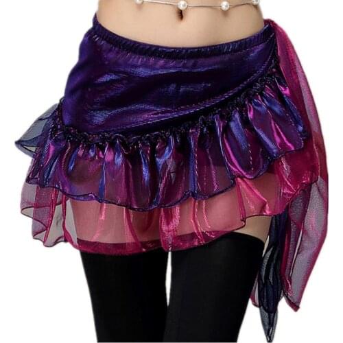 2018 New Dance Wear Bellydance Clothes Costume Accessories Wrap Belts Hip Scarf Belly Dance Belt Stretch Short Skirts