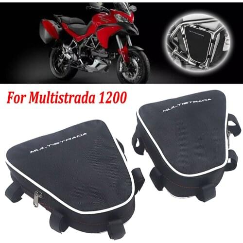 Motorcycle Frame Crash Bars Waterproof Bag Repair Tool Placement Bag For Ducati Multistrada 1200 Multistrada1200