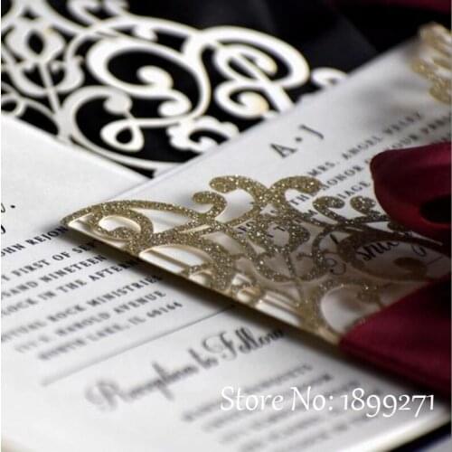 Luxury ribbon bow decorated white flower greeting card