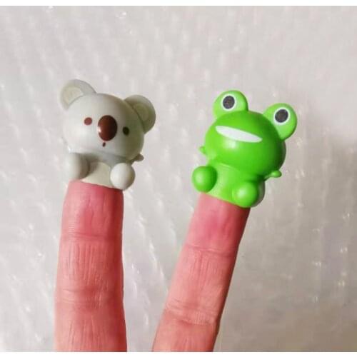 Random 10 Pcs/cute baby/puppy/miniatures animals/lovely/fairy garden gnome/terrarium home table decor/cute figurine/diy supplies