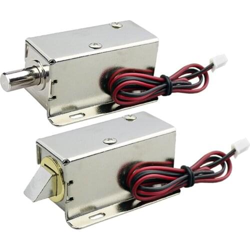 12V File Cabinet Lock Fail Safe Fail Secuirty Electric Door Lock Drawer Lock Small Electromagnetic Lock Door Control Lock