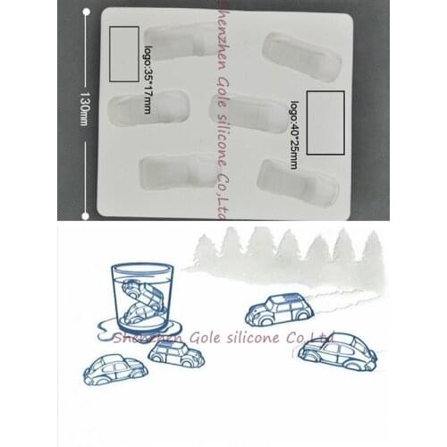 100pcs/lot Ice Tray Cool Racer Exciting Racing Ice Cube Silicone Car Mold Ice Cream Tools Cake Stencil Baking Abrasives