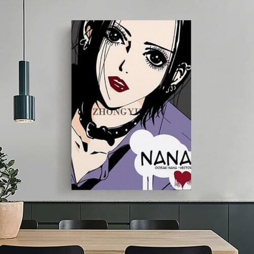 Black Stones Nana Osaki Anime Poster Poster Decorative Painting Canvas Wall Art Living Room Posters Bedroom Painting