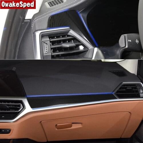 Stainless Steel Center Console Dashboard Panel Decoration Cover Trim For BMW 3 Series G20 G28 2020 LHD Car Styling Interior