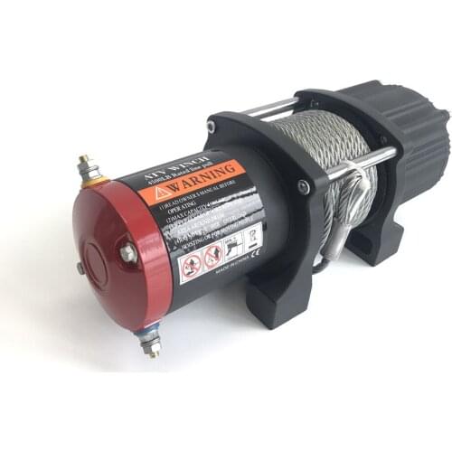 12v 4500lb electric winch remote control set heavy duty ATV trailer high strength steel electric winch