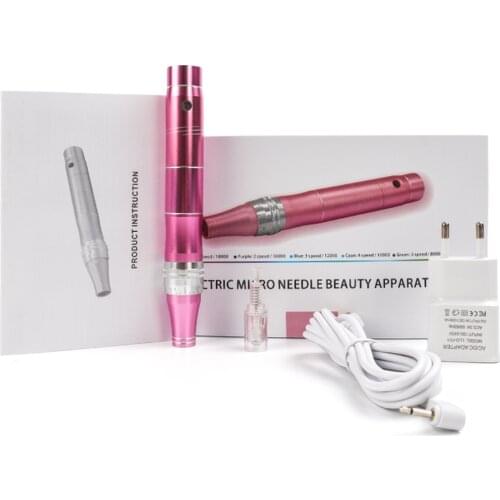 Electric Derma Pen Wireless Skin Care Machine Device Microblading Derma Needles Gun Dr Pen Mesotherapy Face Makeup