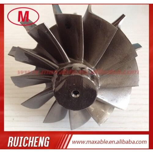 HX40 64/76mm 12 blades turbo wheel/ turbine shaft&wheel for turbocharger journal bearing