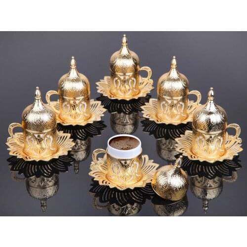 Coffee Cups and Saucers Set Handmade Coffee Cups Silver Coffee Mugs Best for Home Decor Demistasse Porcelain Coffee Set