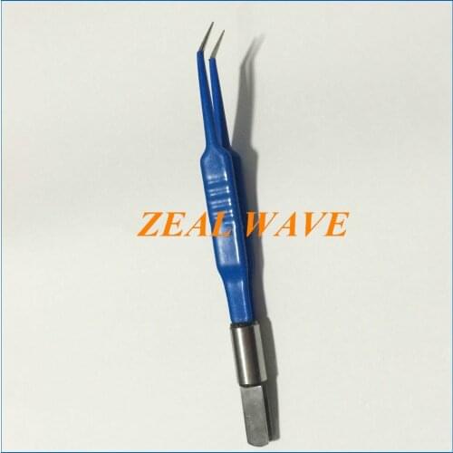 Beauty Plastic Surgery Electrocoagulation Tweezers Double Eyelid Bipolar Tweezers Curved