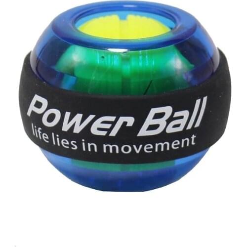 Wrist Ball Gyroscope Powerball Wrist Exerciser Power Strengthener Force Ball Gyro Athletic Wristball Hand Spinner with LED Speed