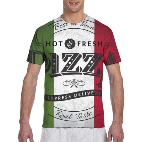 New Arrive Popular Retro Grunge Italian Flag And Typographic Elements Tshirt Men t-shirt Harajuku Style T shirt Summer Tops