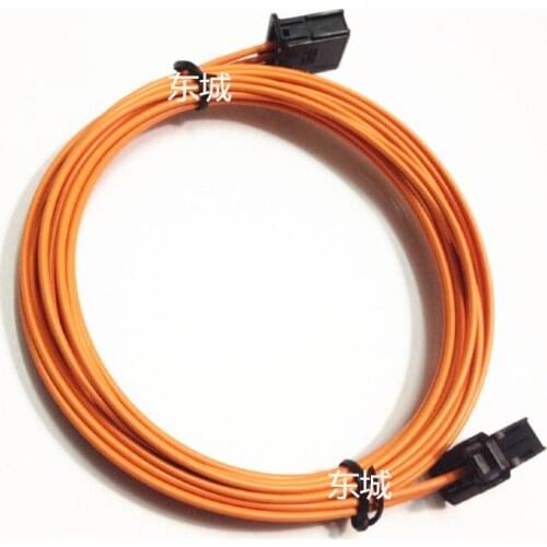 OEM MOST Optical Fiber Cable Connectors Male To Male For Benz etc. 100CM New Original
