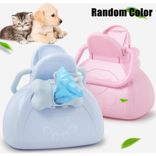 Portable Travel Pet Dog Cat Scooper Excreta Pick up Picker with Trash Bag for pet cleaning