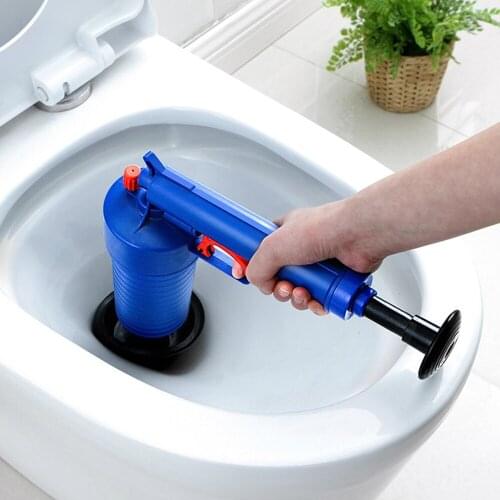 Toilet Auger High Pressure Air Pump Sink Drain Clog Remover Toilet Plunger Toilet Drain Cleaner for Sink Bath Toilets Bathroom