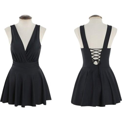 Tacunca Swimsuit womens 2020 new one-piece hot spring skirt-style cover belly slimming swimsuit