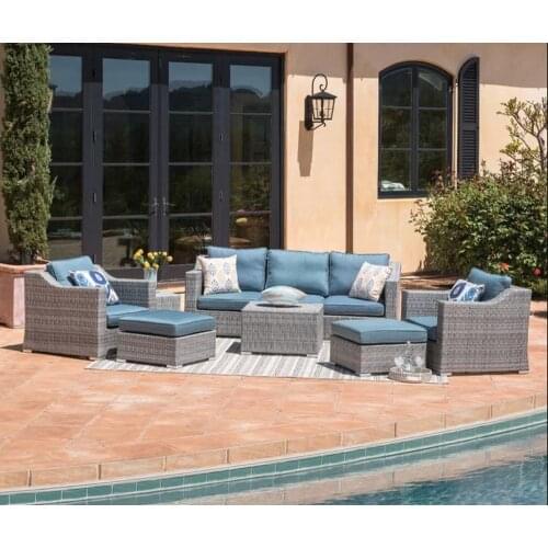 Patio outdoor patio balcony garden wicker sofa set furniture