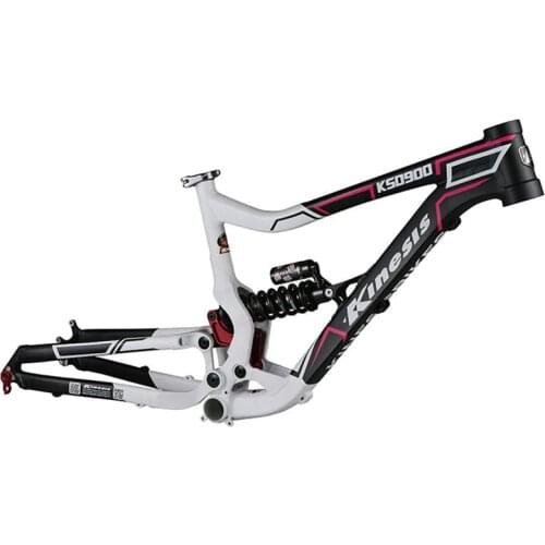 Kinesis Bicycle Frame Original Bike Bicycle Downhill DH FR Frame Size st 420mm Aluminum Alloy 8 inches travel