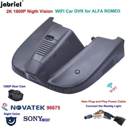 2K 1600P Car Dvr Dash Camera Video Recorder for ALFA ROMEO Giulia Quadrifoglio GTA Veloce for ALFA ROMEO Stelvio Quadrifoglio