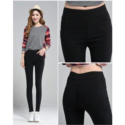 Женские штаны women pencil pants woman skinny elastic pants long pants spring & autumn pantalon femme plus size 2020 trousers