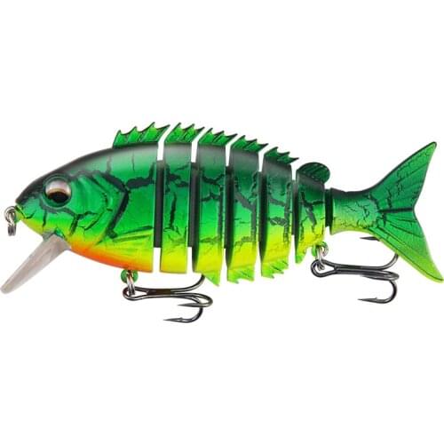 1Pcs Minnow Fishing Bait Trolling Hard Bait100mm22g Artificial Bait Wobbler Multi-section Crankbait JerkBait Fishing tackle Lure