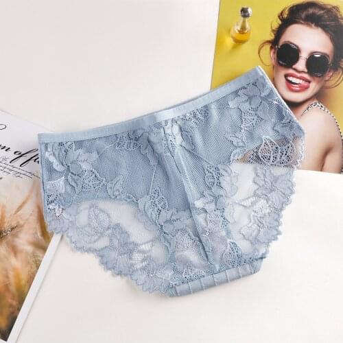 1PC Fresh Summer Womens Underwear Breathable Japanese Lace Pure Cotton Inner File Spring And Thin Briefs Sexy Hollow Shorts