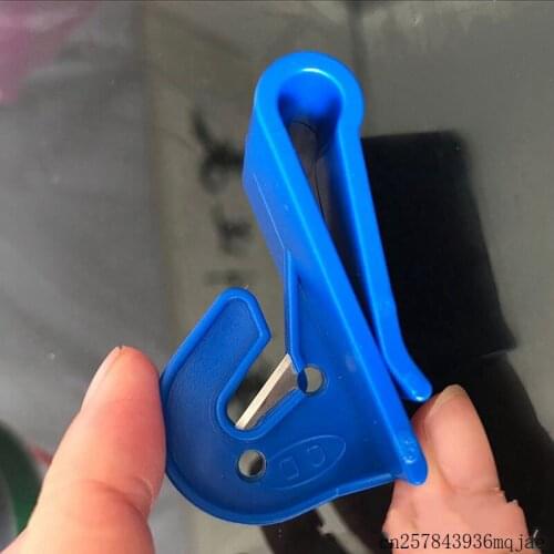 100pcs Balloon Ribbon Cutter Balloon Accessories Fixed On Belt Balloon Blade to Cut Ribbon