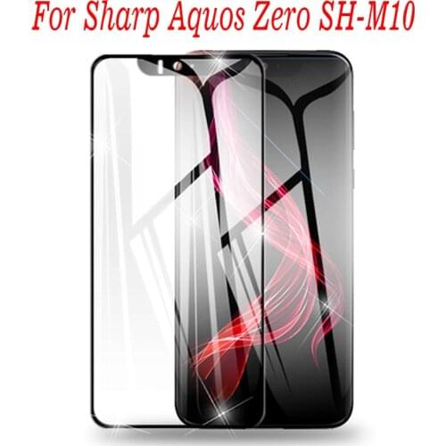 2PCS Full Cover Curved Tempered Glass For Sharp Aquos Zero SH-M10 Screen Protector protective film For Sharp SH-M10 glass