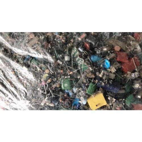 500g mixed electronic component package crystal oscillator transistor transformer chip CBB electrolytic capacitor