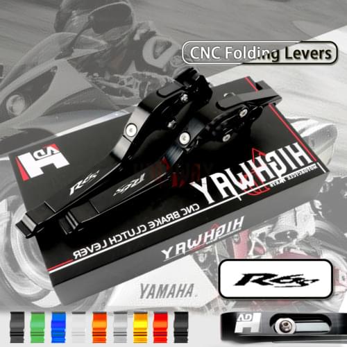 CNC Aluminum Brake Handle Bar Lever Extendable Folding Adjustable Brake Clutch Levers For YAMAHA YZF R6S CANADA VERSION 2006