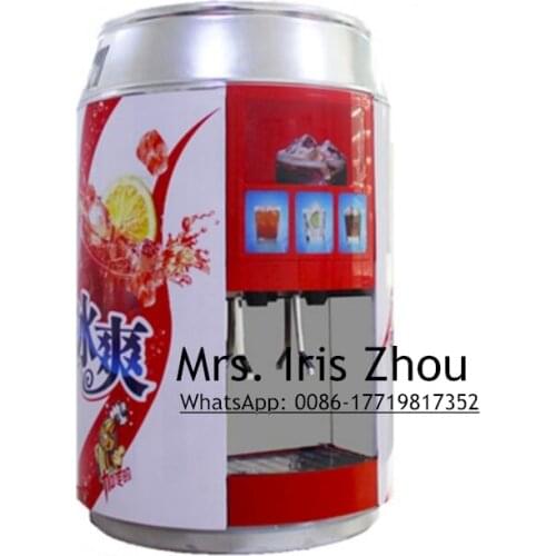 Automatic R134a refrigerant cola maker making machine 2 valves soft coke now tuning machine