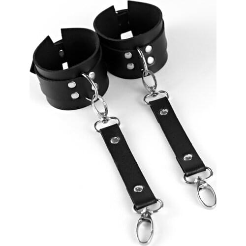 Adult BDSM Sex Toys For Women Bondage PU Leather Handcuffs Restraints Fetish Adult Erotic Sex Games Fantasy Flirting Store